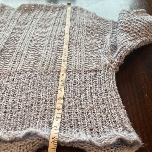 Wild Fable | Baby Blue Open Knit Oversized Cardigan | Size Large - Picture 8 of 8